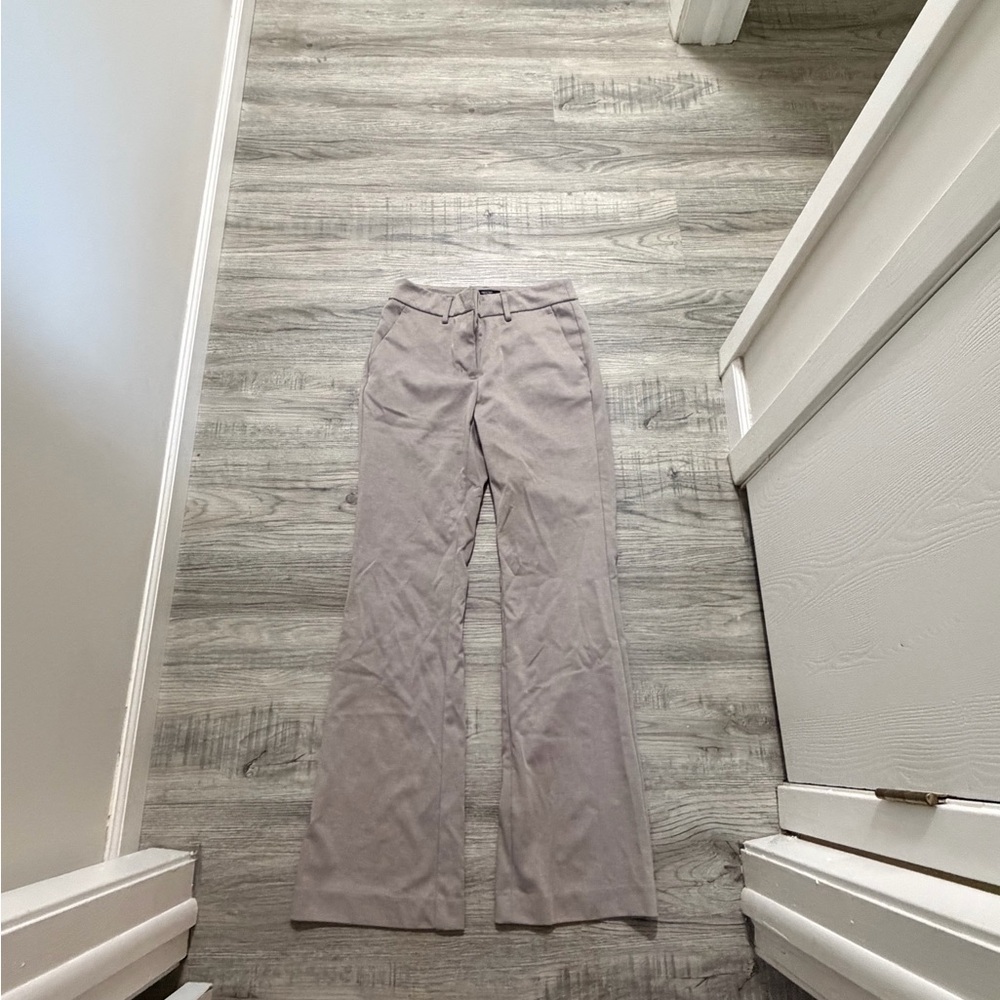 Simply Vera Vera Wang Light Gray Wide Leg Jeans